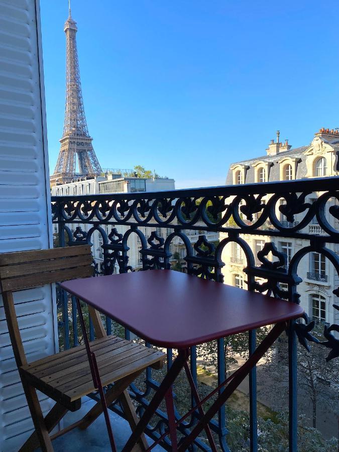 Outstanding 2 Bedrooms With A Terrific Eiffel Tower View Paris Exterior foto